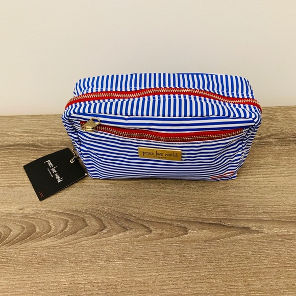 Peace Love World Cosmetics Pouch Bag - Picture 4 of 7